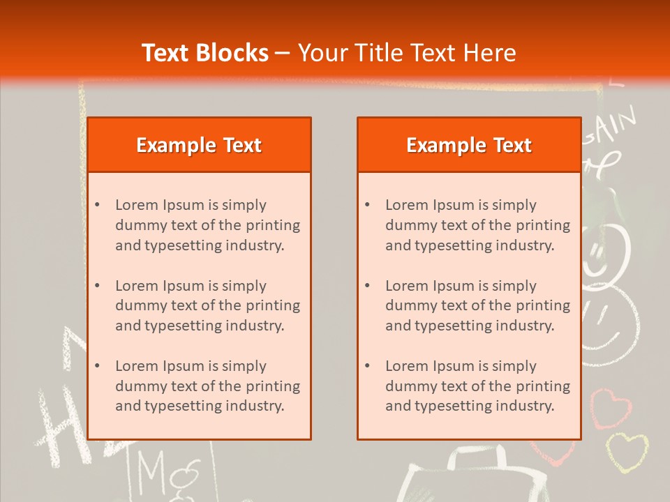 Title Grunge Symbol PowerPoint Template