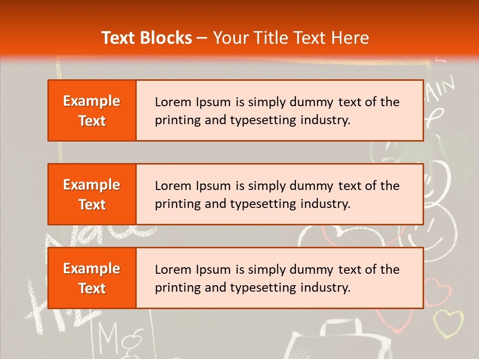 Title Grunge Symbol PowerPoint Template
