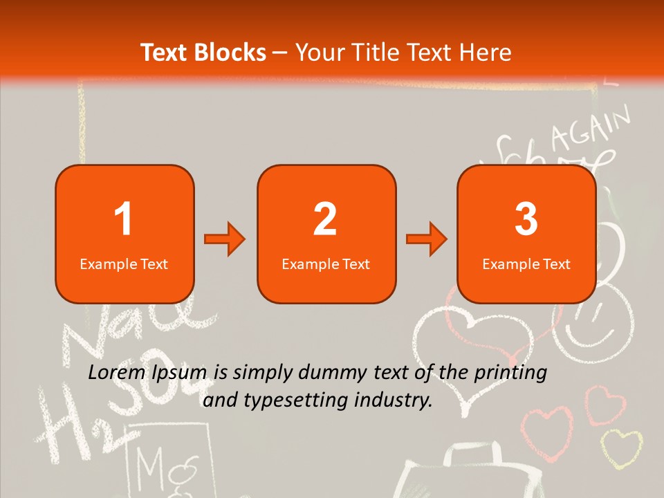 Title Grunge Symbol PowerPoint Template
