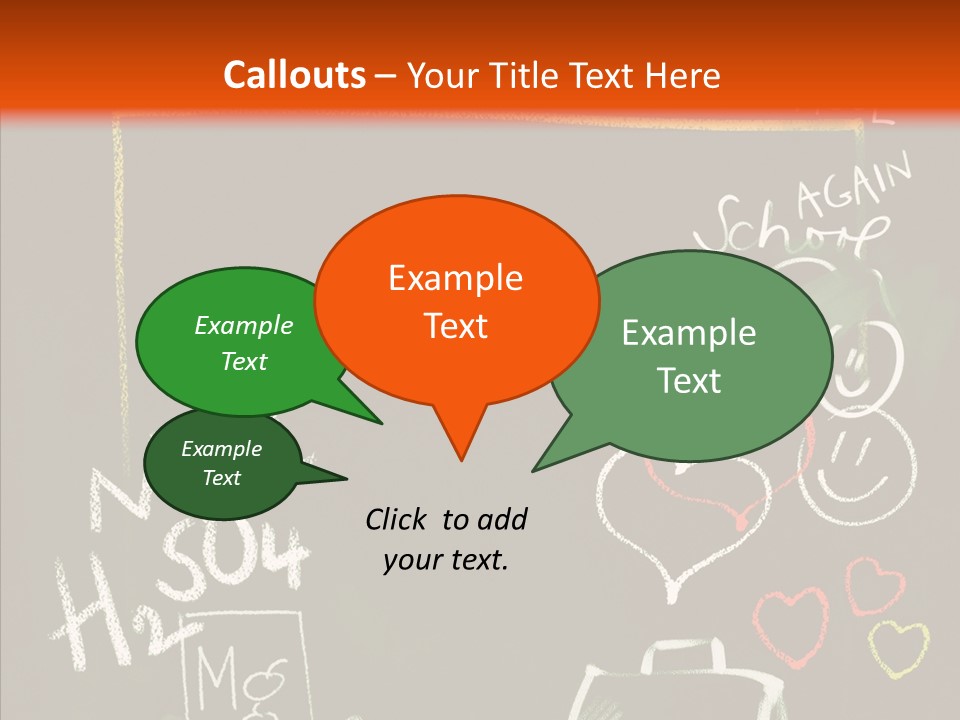Title Grunge Symbol PowerPoint Template