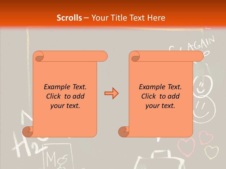 Title Grunge Symbol PowerPoint Template
