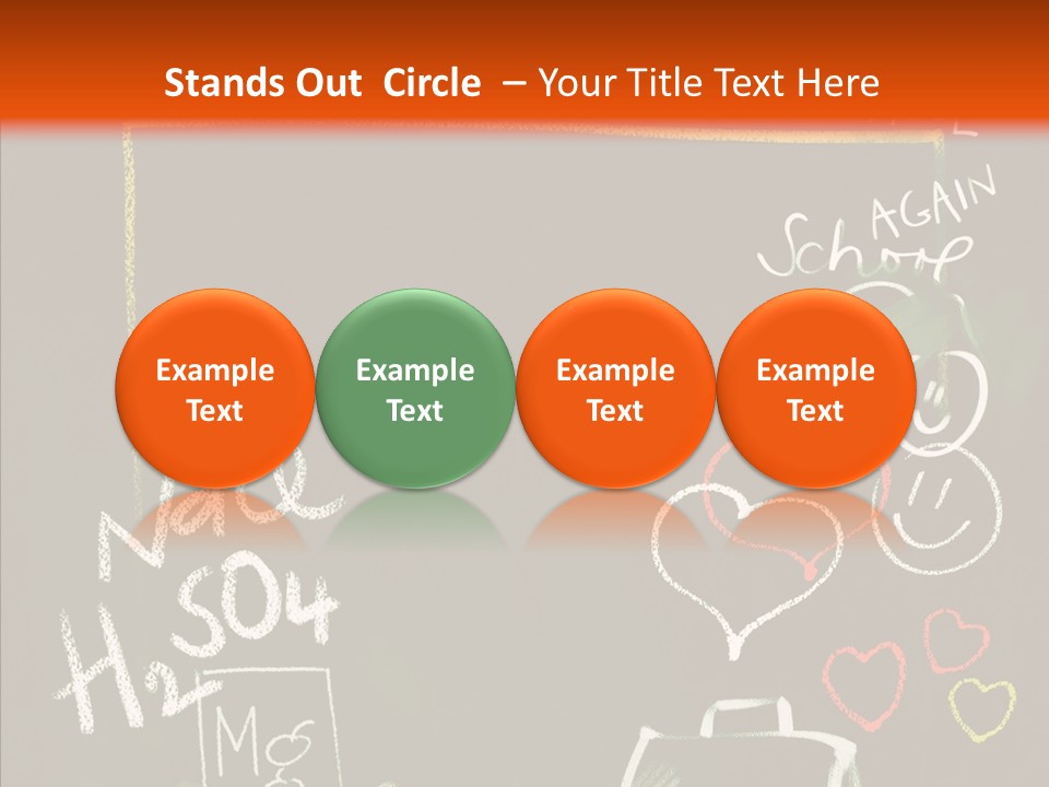 Title Grunge Symbol PowerPoint Template