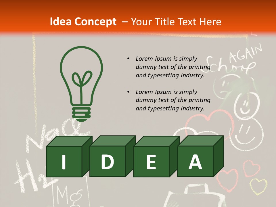 Title Grunge Symbol PowerPoint Template