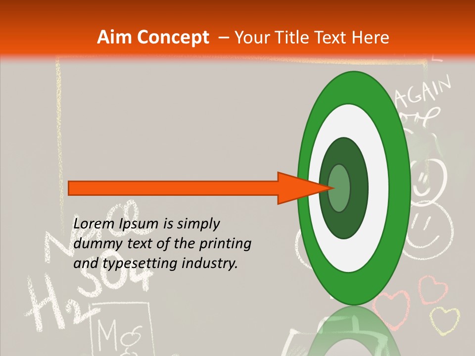 Title Grunge Symbol PowerPoint Template