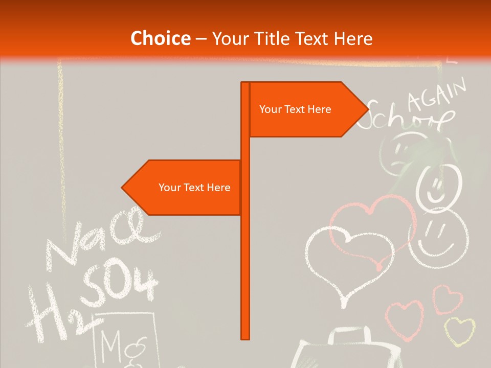 Title Grunge Symbol PowerPoint Template