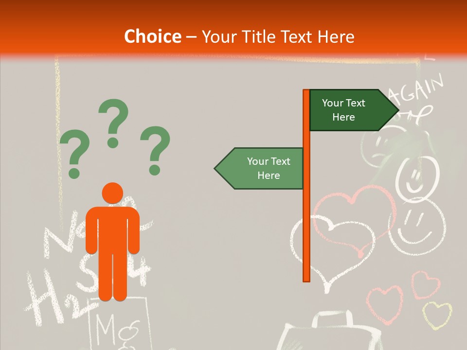 Title Grunge Symbol PowerPoint Template