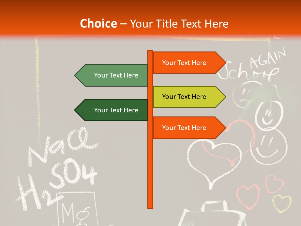 Title Grunge Symbol PowerPoint Template