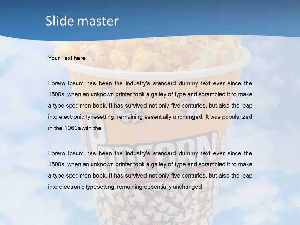 Object Buttered Container PowerPoint Template