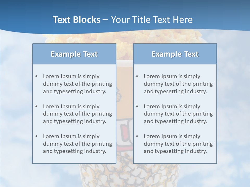 Object Buttered Container PowerPoint Template