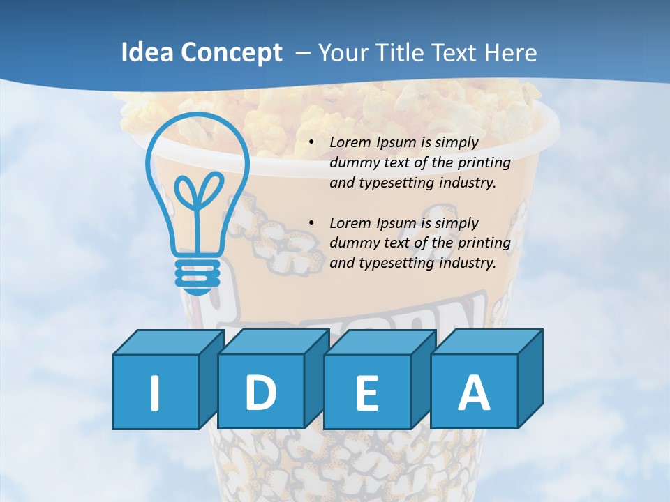 Object Buttered Container PowerPoint Template