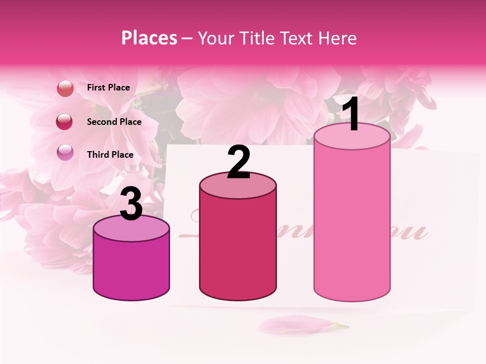 Blank Script Floral PowerPoint Template