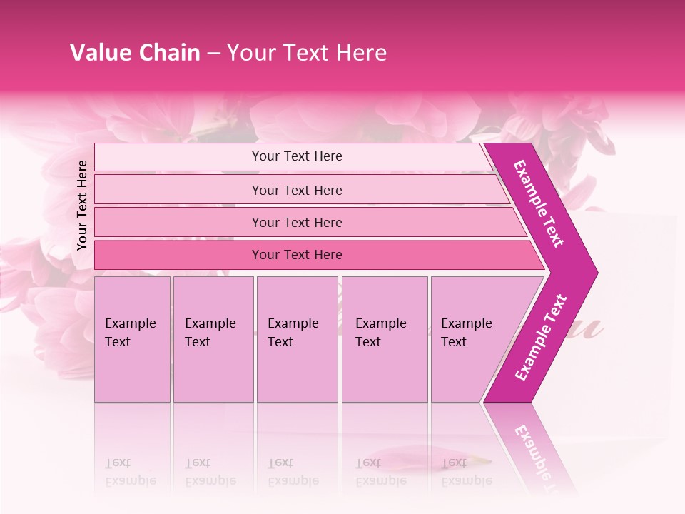 Blank Script Floral PowerPoint Template