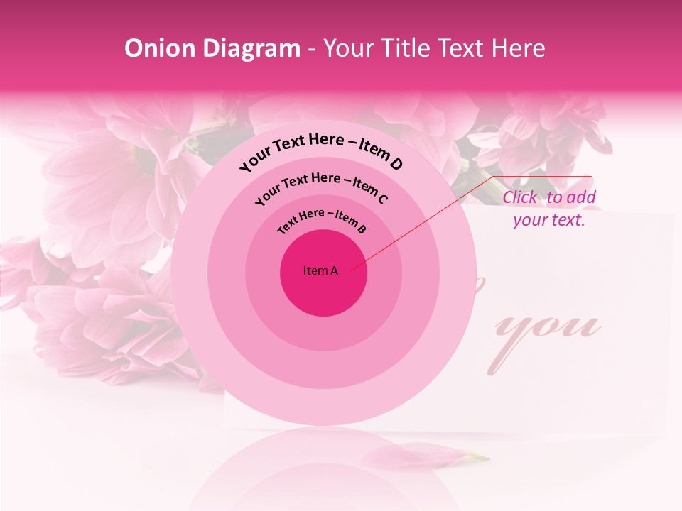 Blank Script Floral PowerPoint Template