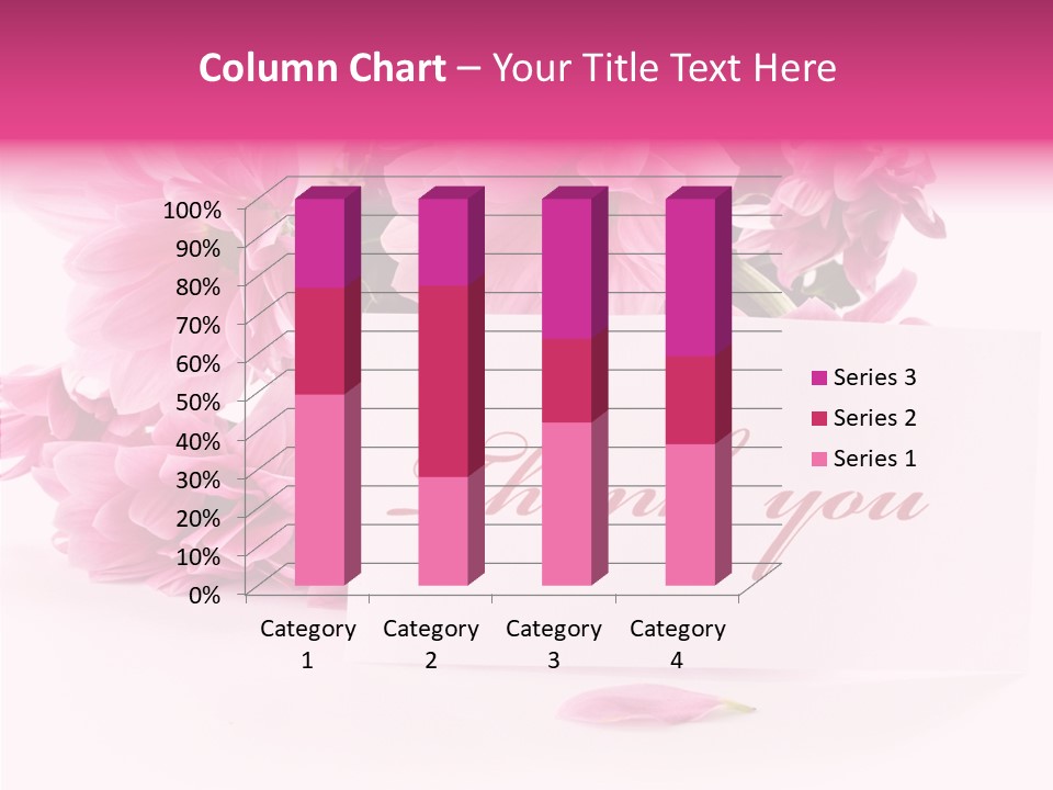 Blank Script Floral PowerPoint Template