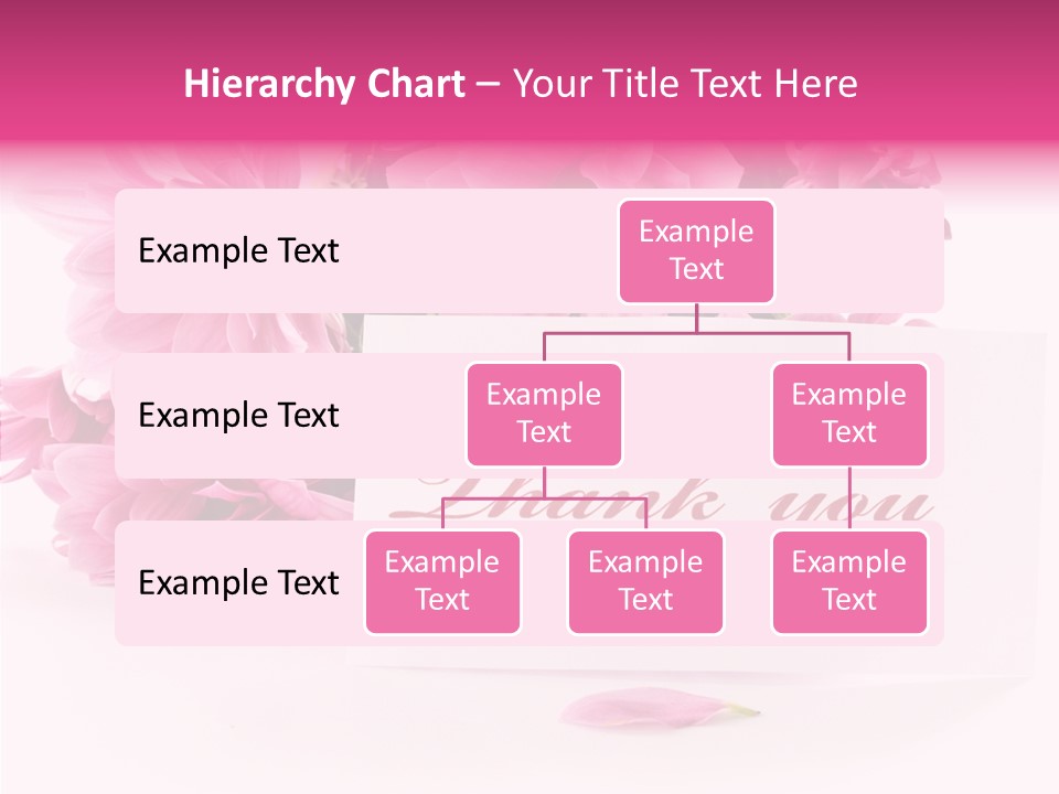 Blank Script Floral PowerPoint Template