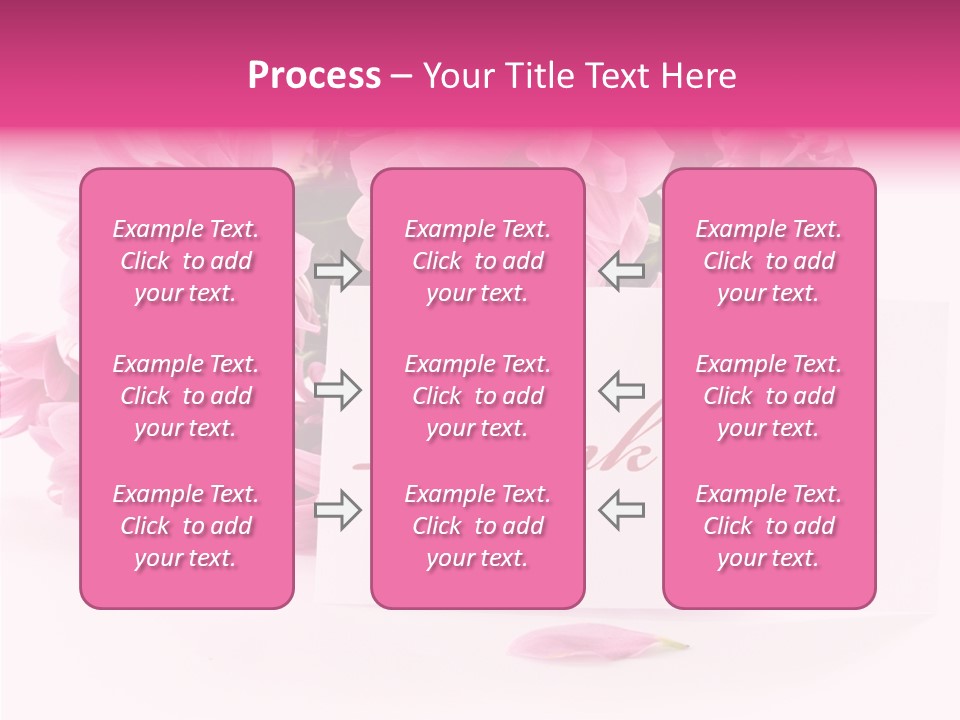 Blank Script Floral PowerPoint Template