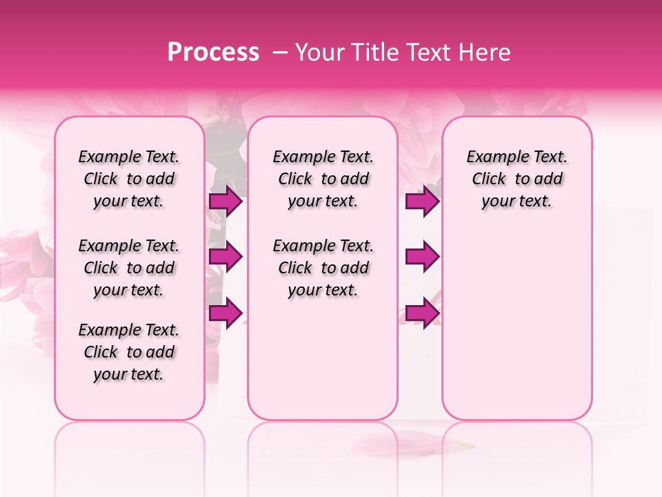 Blank Script Floral PowerPoint Template