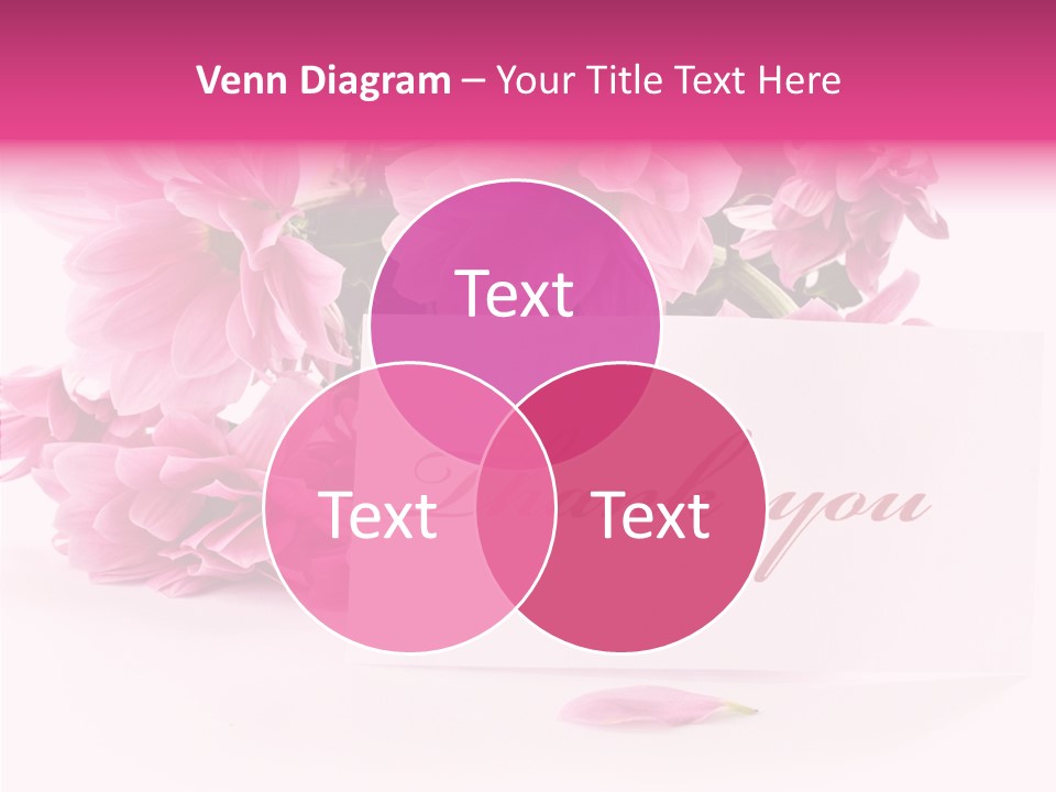 Blank Script Floral PowerPoint Template