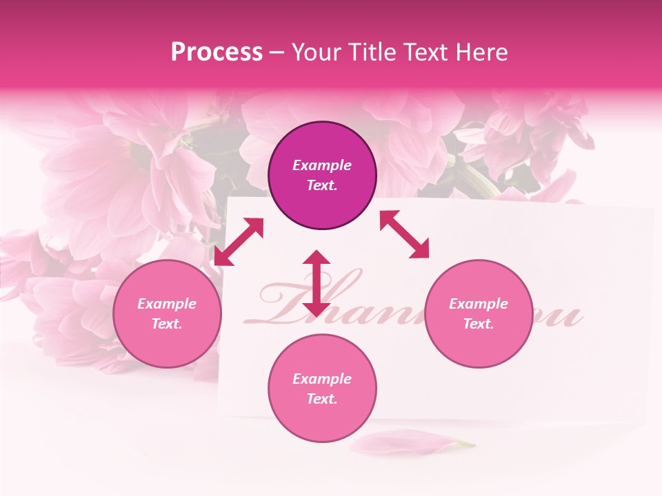 Blank Script Floral PowerPoint Template