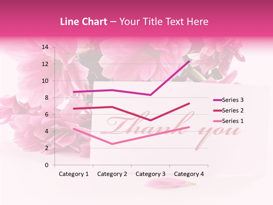 Blank Script Floral PowerPoint Template