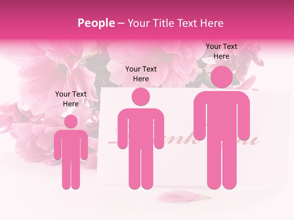Blank Script Floral PowerPoint Template