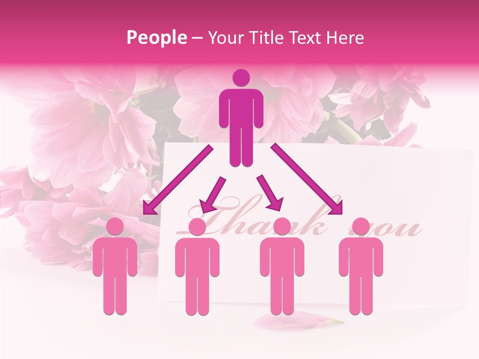 Blank Script Floral PowerPoint Template