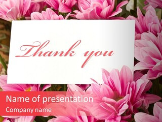 Text Leaf Beautiful PowerPoint Template