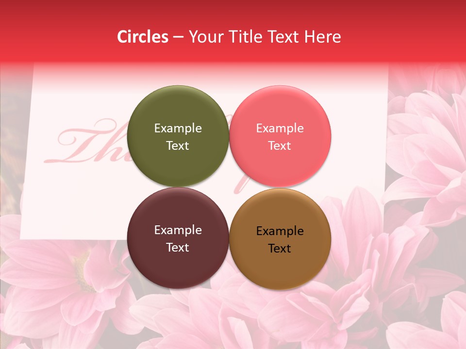 Text Leaf Beautiful PowerPoint Template