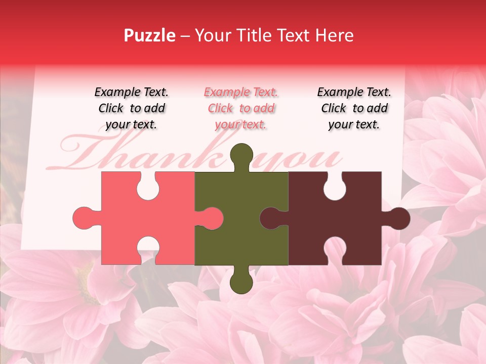 Text Leaf Beautiful PowerPoint Template