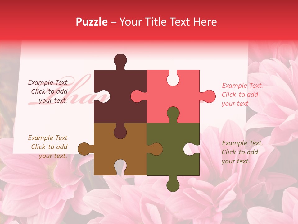 Text Leaf Beautiful PowerPoint Template