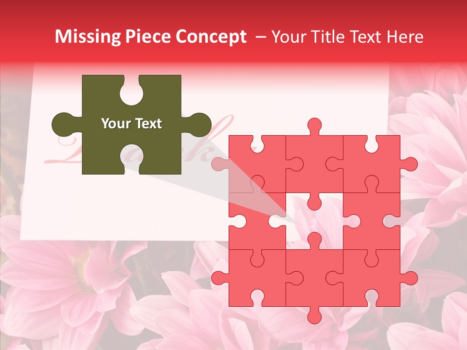 Text Leaf Beautiful PowerPoint Template