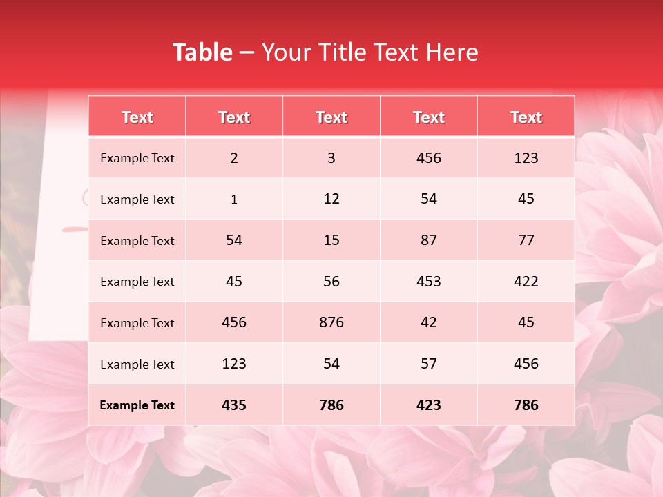 Text Leaf Beautiful PowerPoint Template