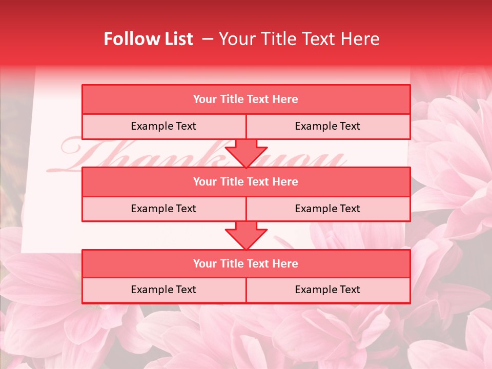 Text Leaf Beautiful PowerPoint Template