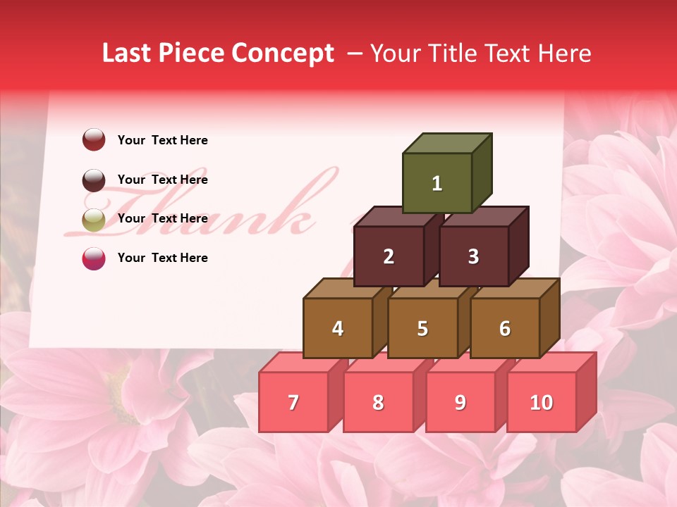 Text Leaf Beautiful PowerPoint Template