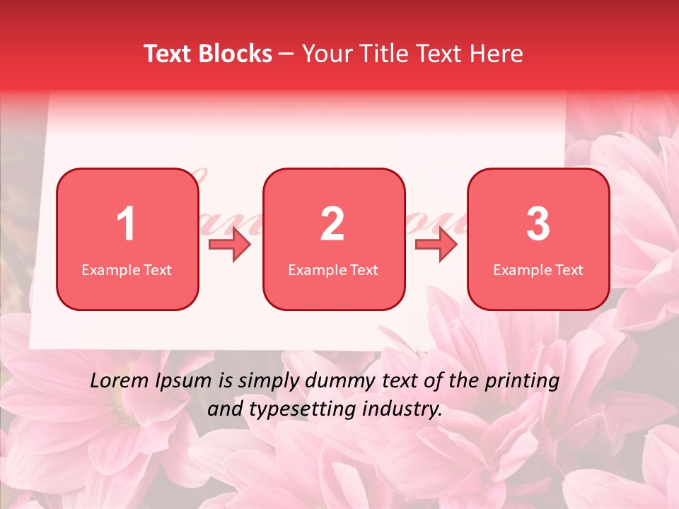 Text Leaf Beautiful PowerPoint Template