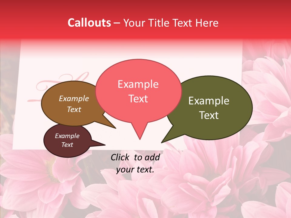 Text Leaf Beautiful PowerPoint Template