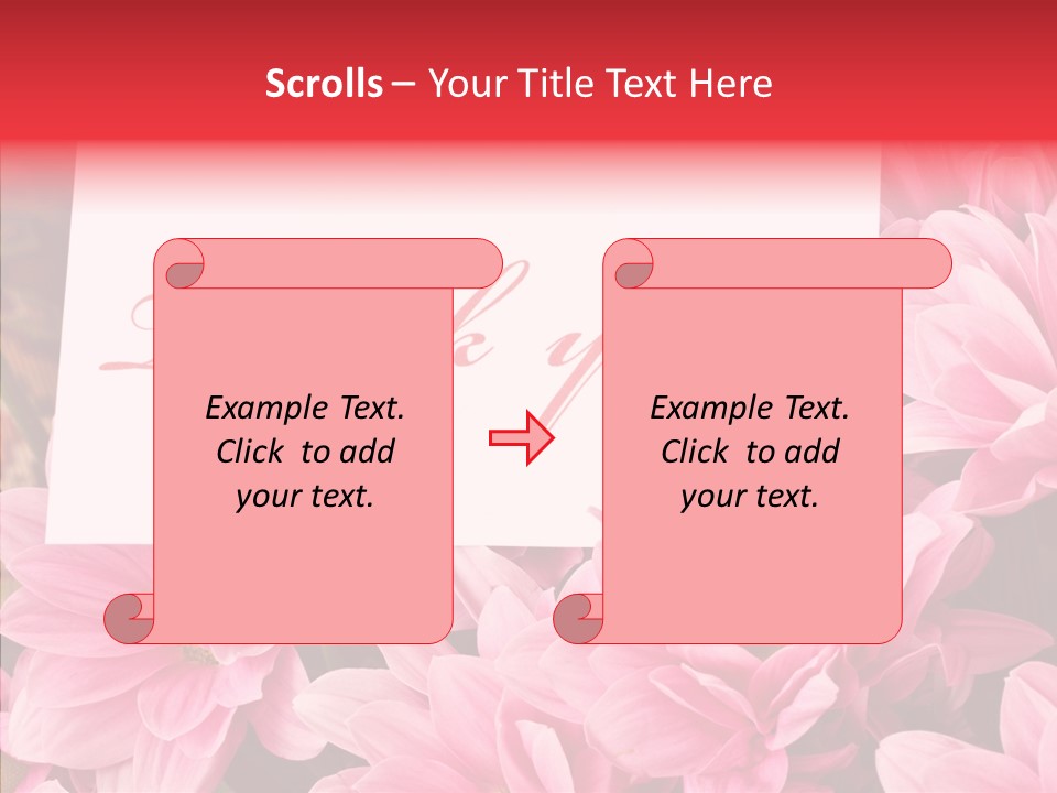 Text Leaf Beautiful PowerPoint Template