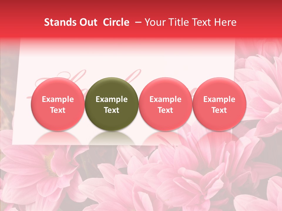 Text Leaf Beautiful PowerPoint Template