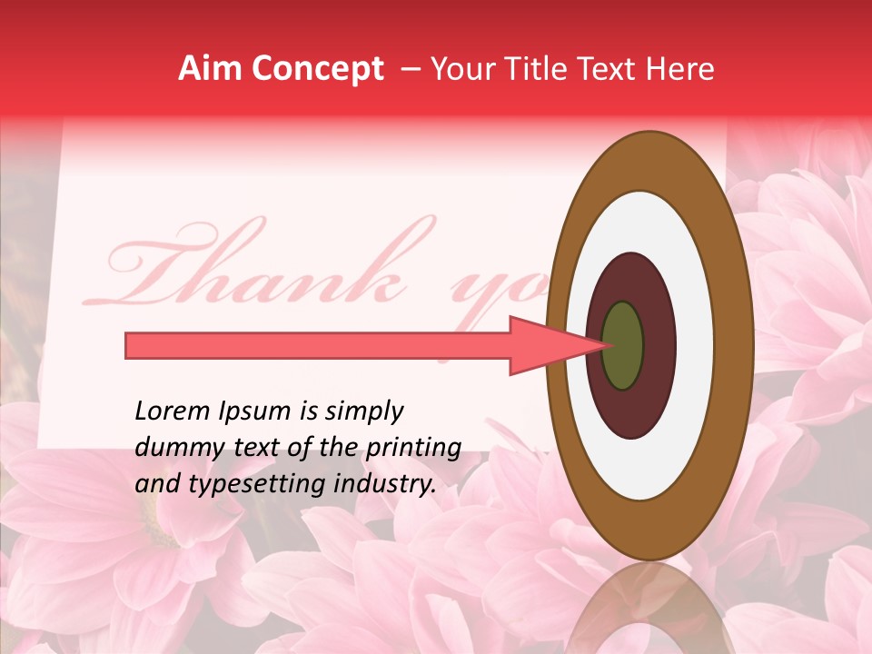 Text Leaf Beautiful PowerPoint Template