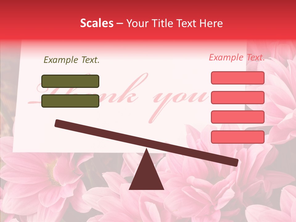 Text Leaf Beautiful PowerPoint Template