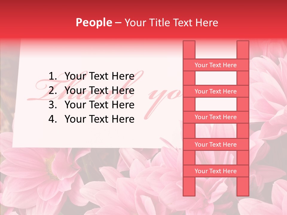 Text Leaf Beautiful PowerPoint Template