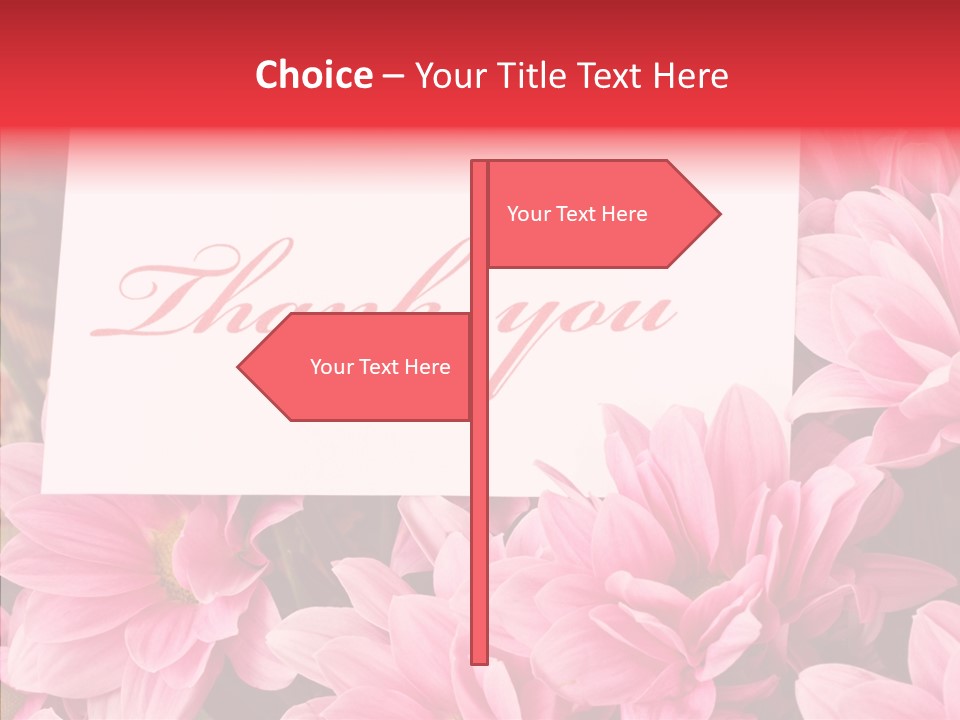 Text Leaf Beautiful PowerPoint Template