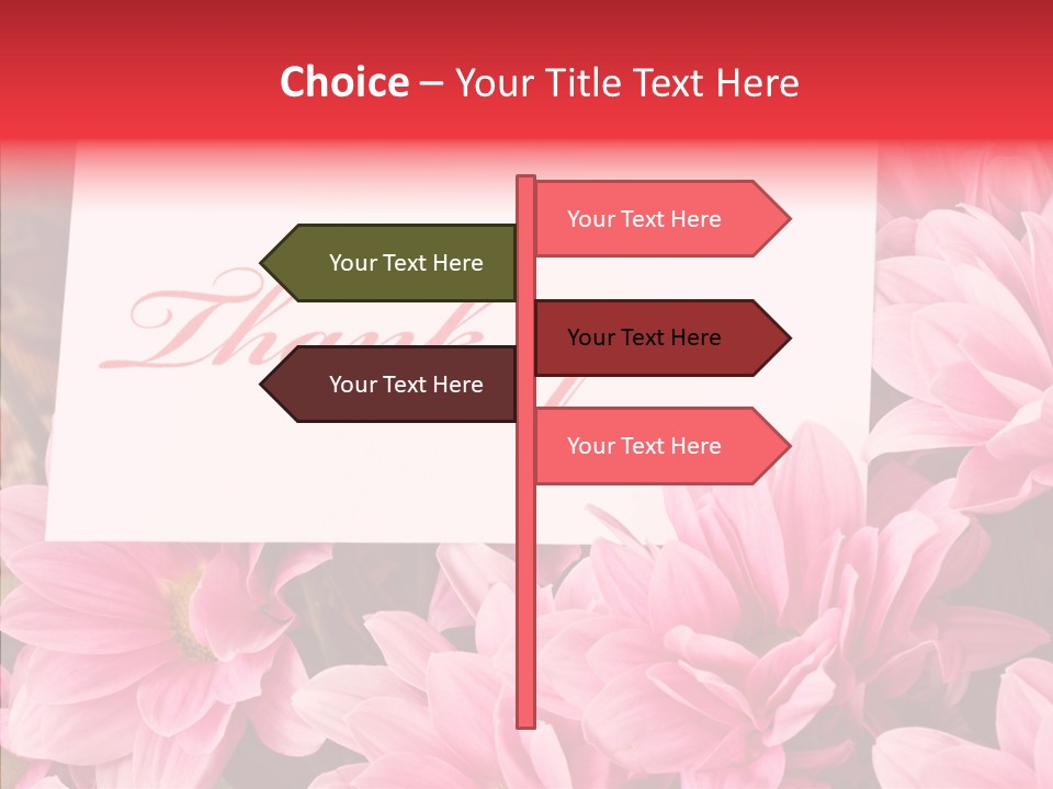 Text Leaf Beautiful PowerPoint Template