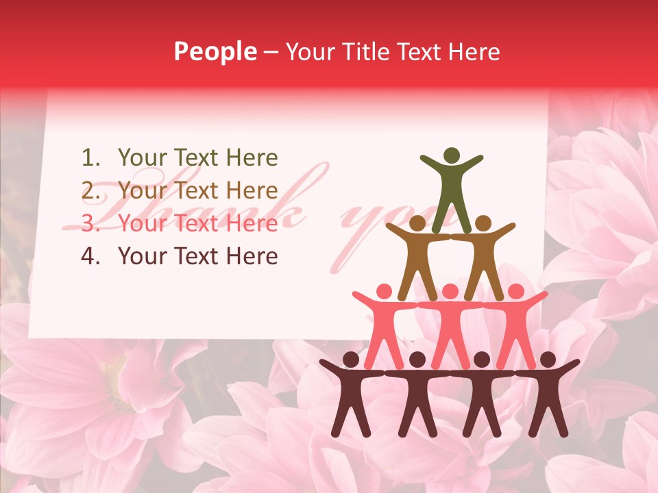 Text Leaf Beautiful PowerPoint Template