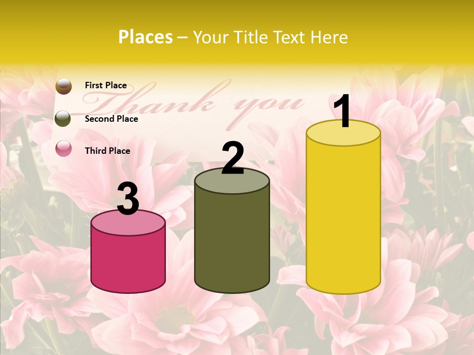 Floral Bloom Message PowerPoint Template