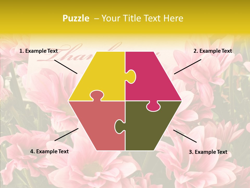 Floral Bloom Message PowerPoint Template