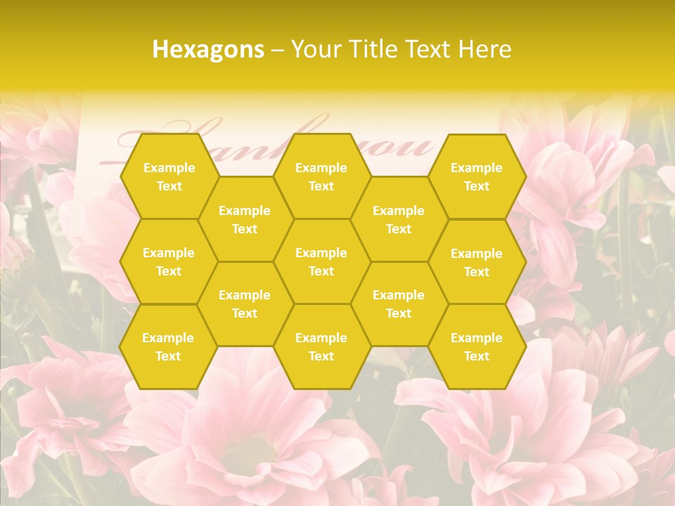 Floral Bloom Message PowerPoint Template