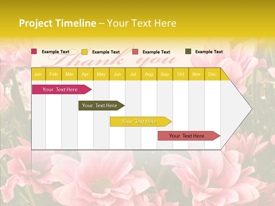 Floral Bloom Message PowerPoint Template