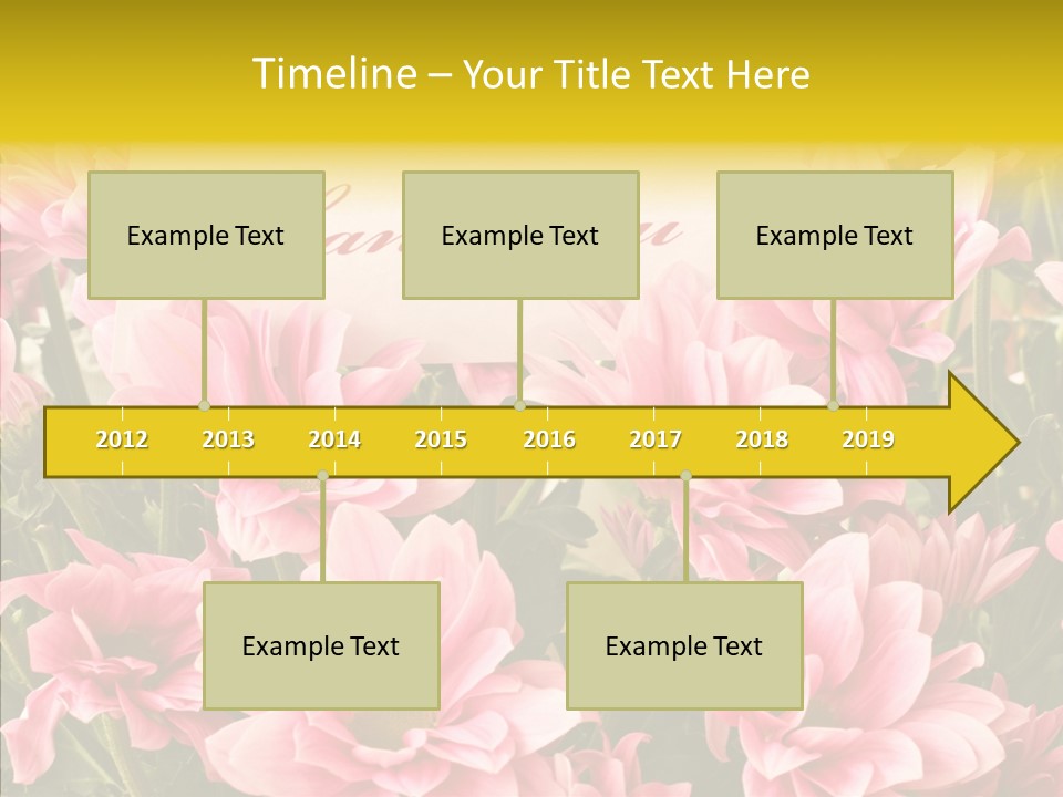 Floral Bloom Message PowerPoint Template