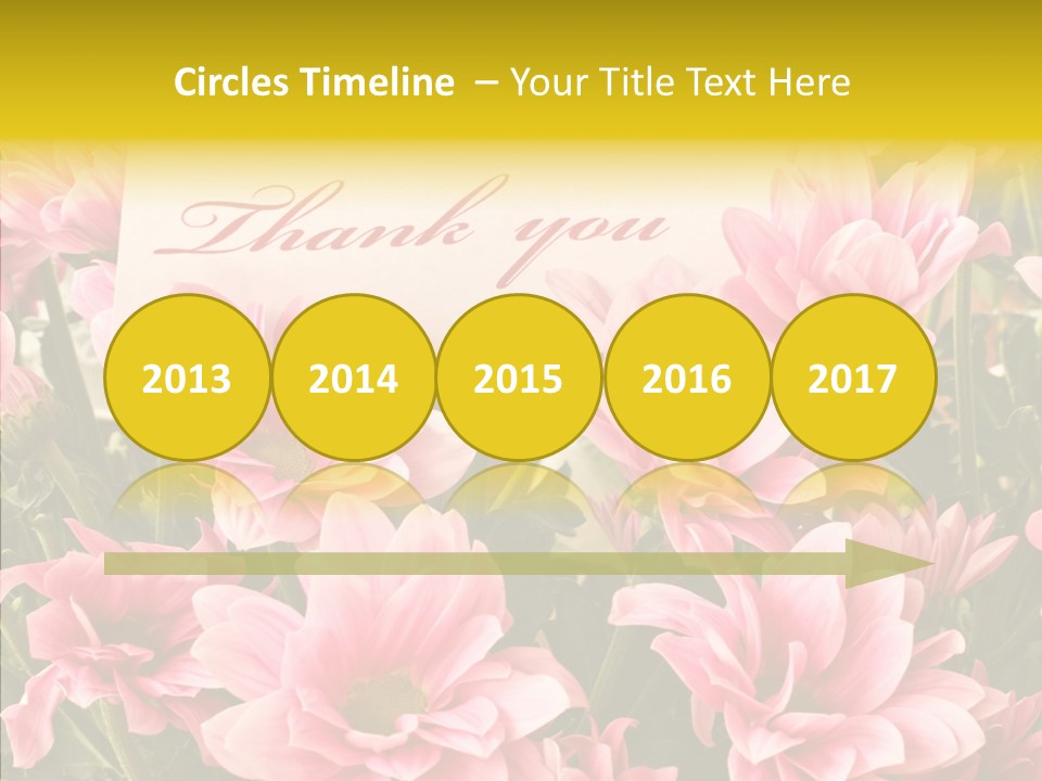 Floral Bloom Message PowerPoint Template